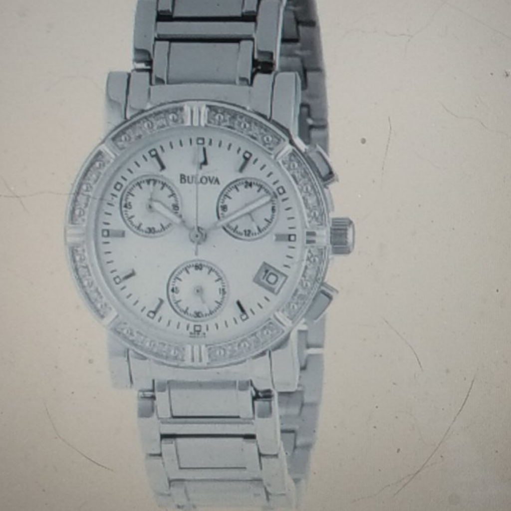 Bulova Diamond Chronograph Watch
